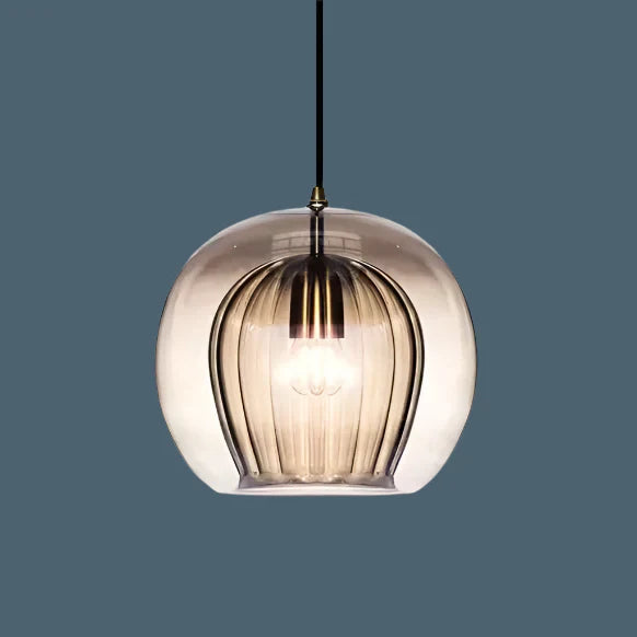 Pandra - Painted Glass LED Pendant Lamp