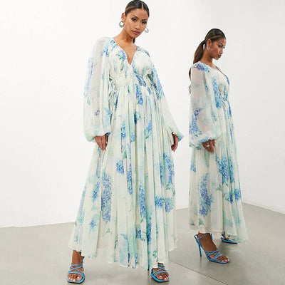 Danaya - Maxi Jurk met Verstelbare Taille