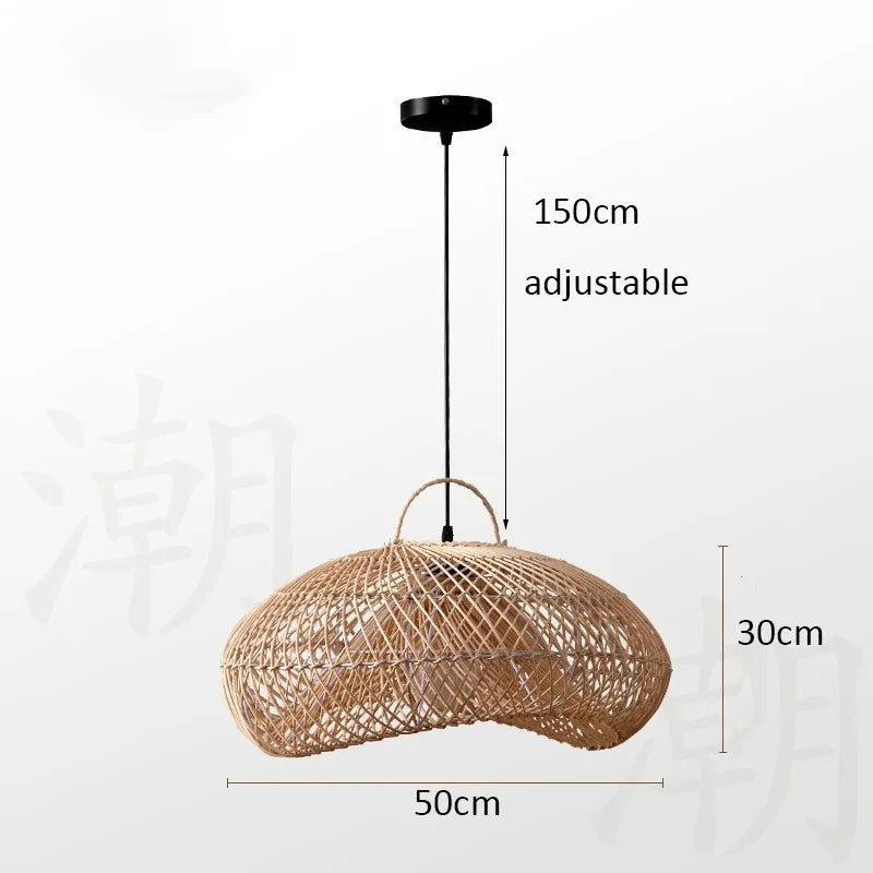 Veluné - Japanese Rattan Pendant Light