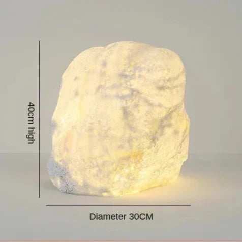 Delorien - Sculptural Stone Outdoor Lamp