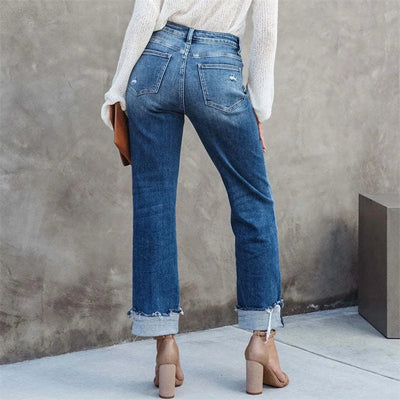 Canda - Elegante Versleten Jeans voor Vrouwen