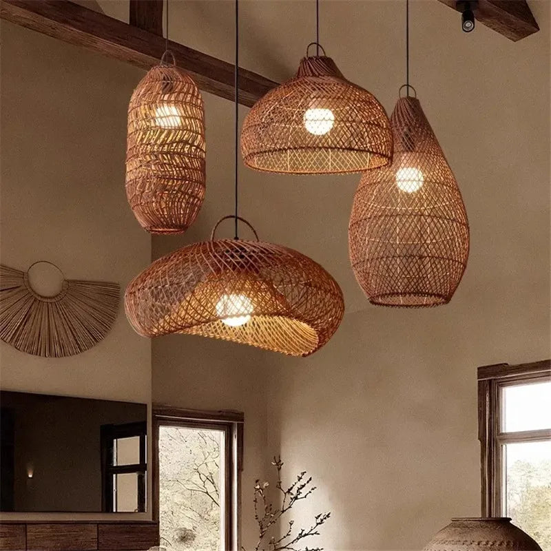 Veluné - Japanese Rattan Pendant Light
