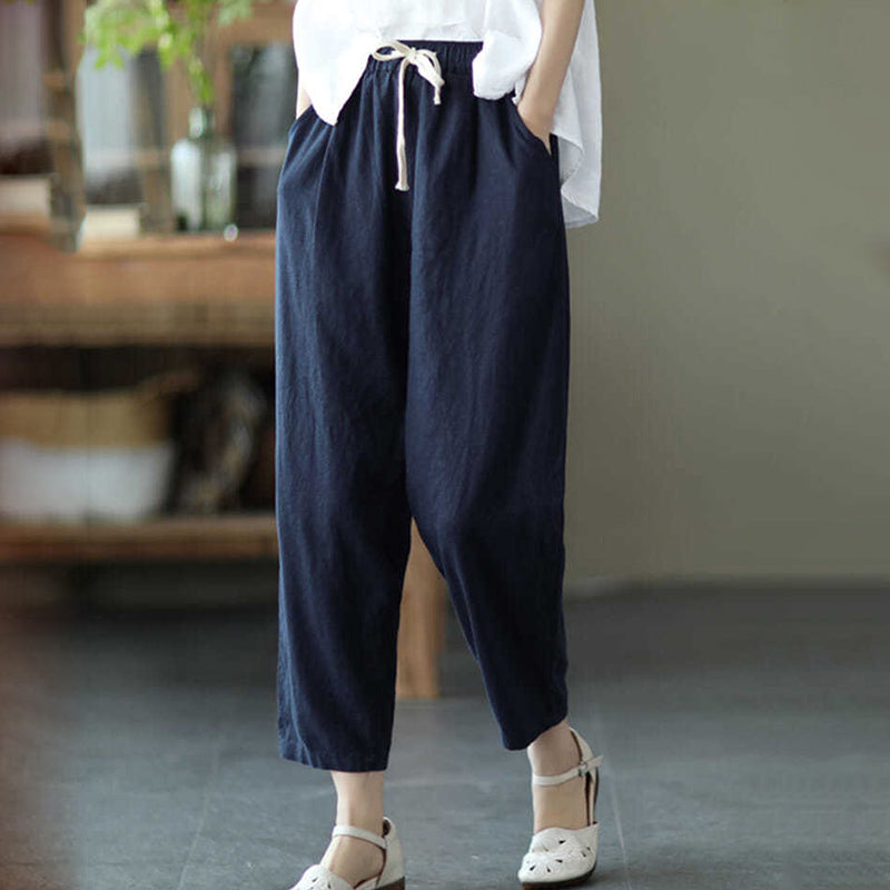 Kara - Cool trousers made of linen and cotton