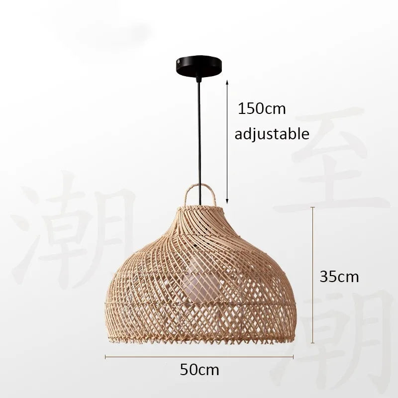 Veluné - Japanese Rattan Pendant Light