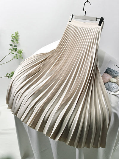 Daleyza - Elegante Plissérok met Hoge Taille