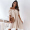 Nailea - boho gesmokte losse jurk
