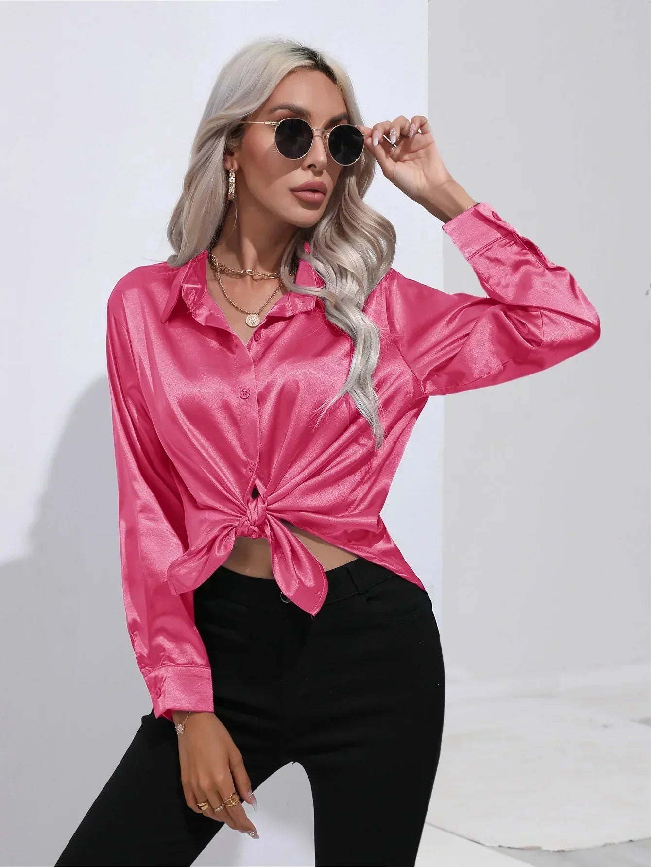 Isotta - Satin Blouse