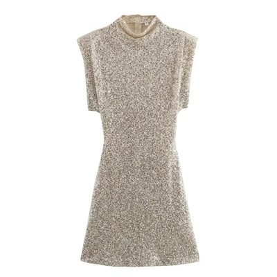 Romy - trendy mini-jurk met pailletten
