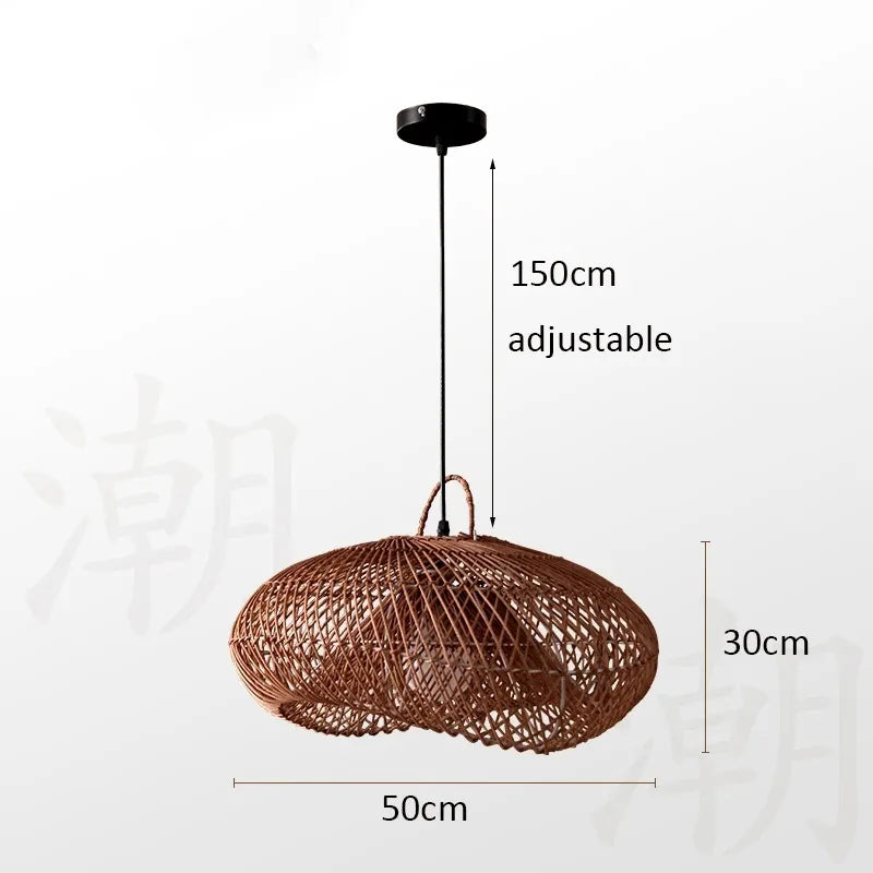 Veluné - Japanese Rattan Pendant Light