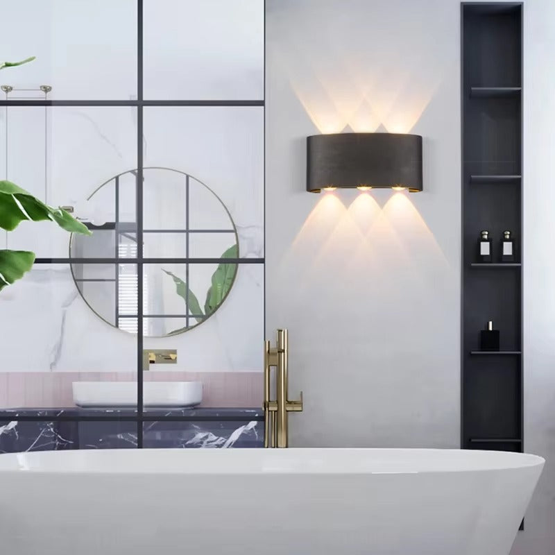 Luxara - Minimalist Outdoor Wall Light Rectangular Weatherproof