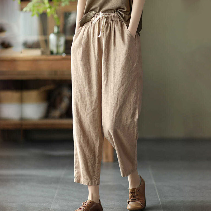 Kara - Cool trousers made of linen and cotton
