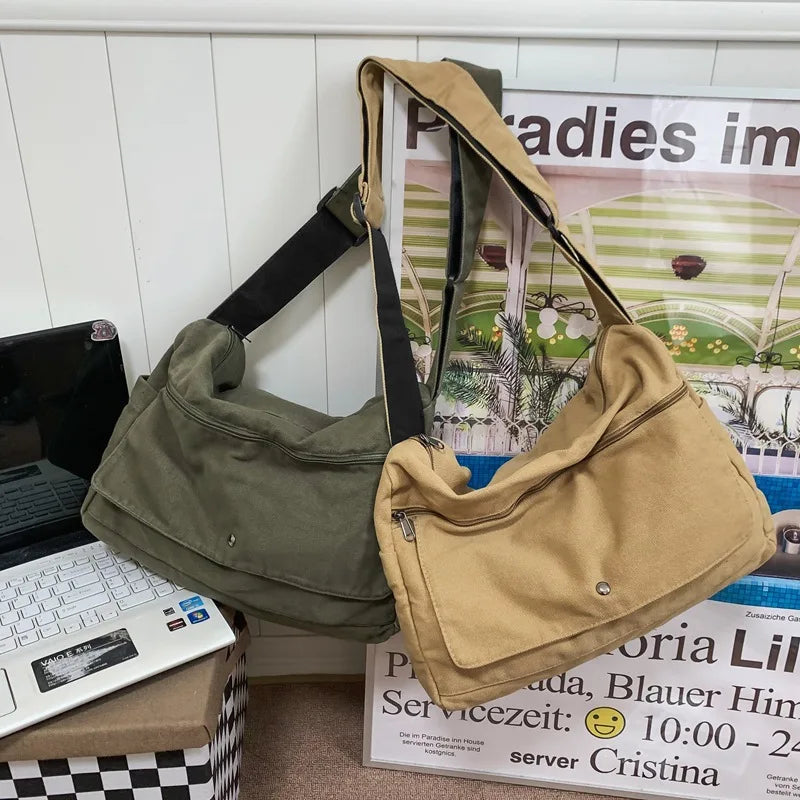 CrossStream - Trendy Schouder Messenger Slingtas
