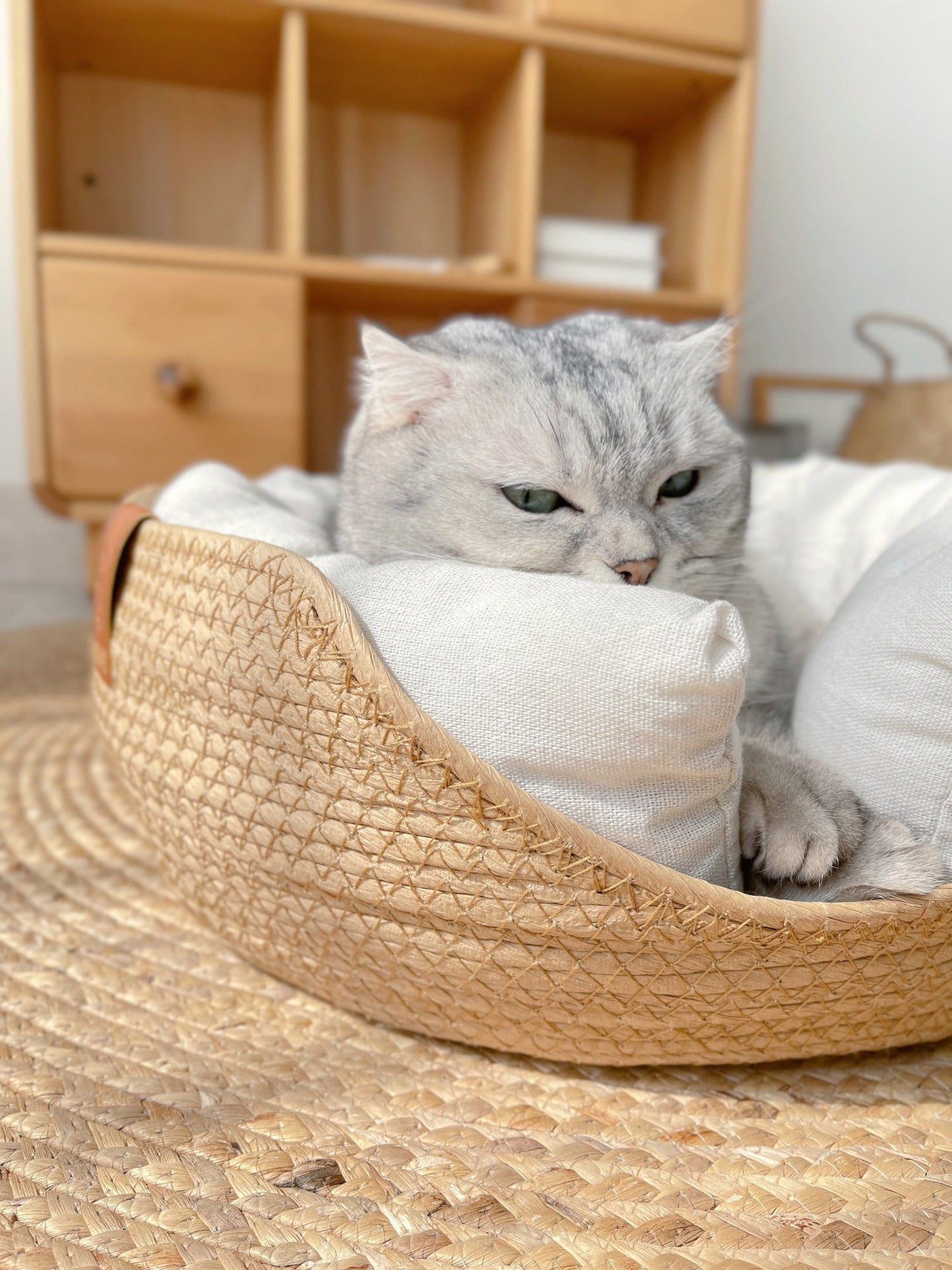 Handmade Comfortable Bed for Cats - LuxeSnooze