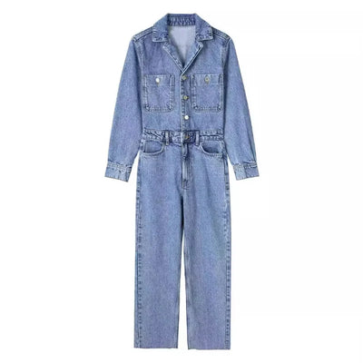 Fayenne - Denim Jumpsuit for Women