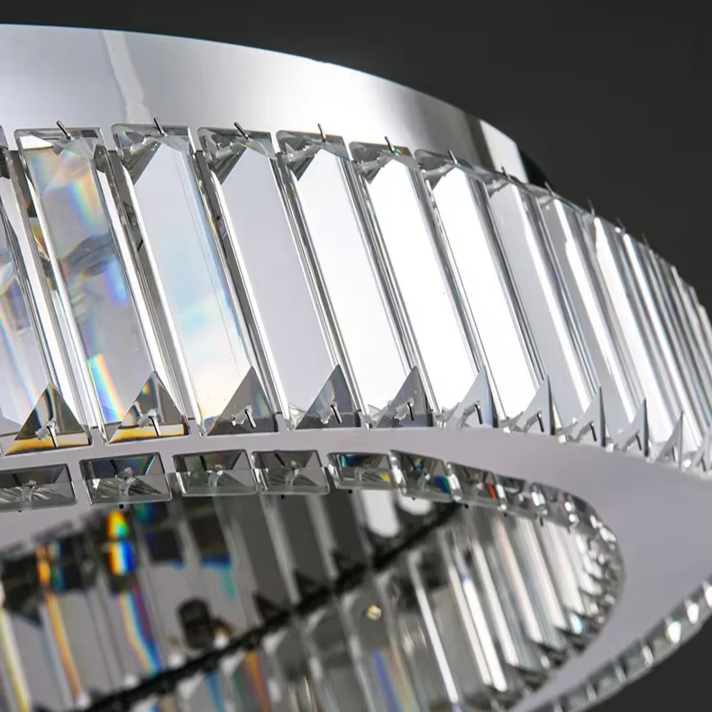 Liorael - Modern Crystal Circle LED Chandelier