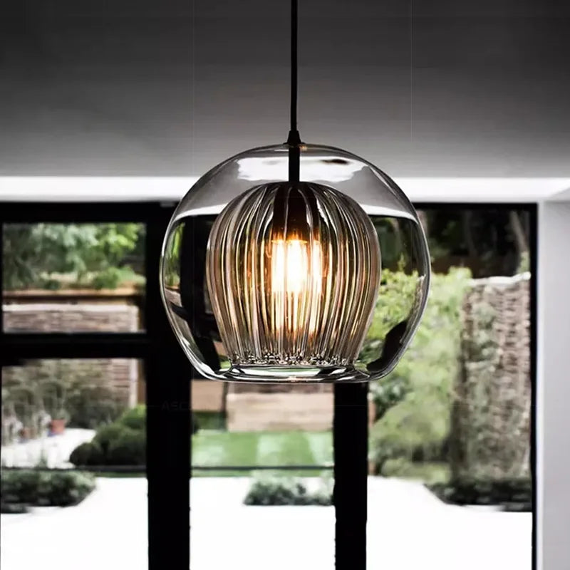 Pandra - Painted Glass LED Pendant Lamp