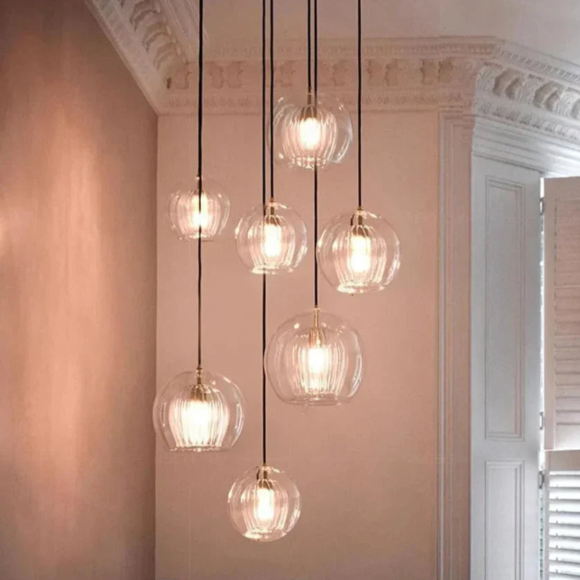 Pandra - Painted Glass LED Pendant Lamp