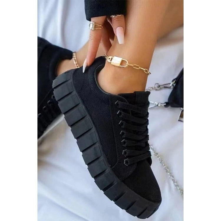 Dania - Orthopedische Damessneakers met Plateauzool