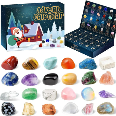 Ava Kristallen adventskalender met edelstenen