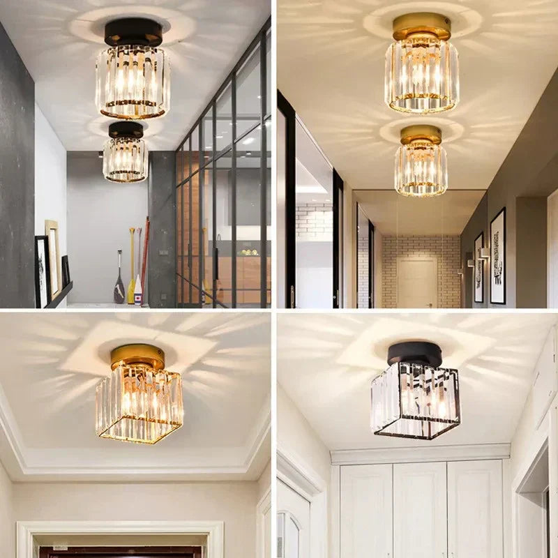 Diora - Crystal Flush Mount Ceiling Light