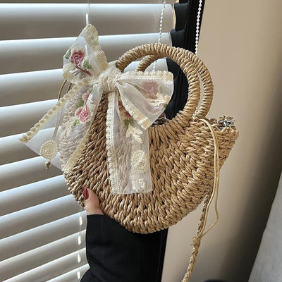 Geweven Handtas voor Dames - Chic & Lichtgewicht