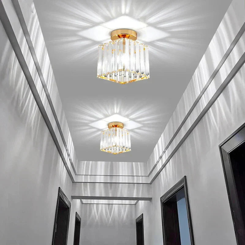 Diora - Crystal Flush Mount Ceiling Light