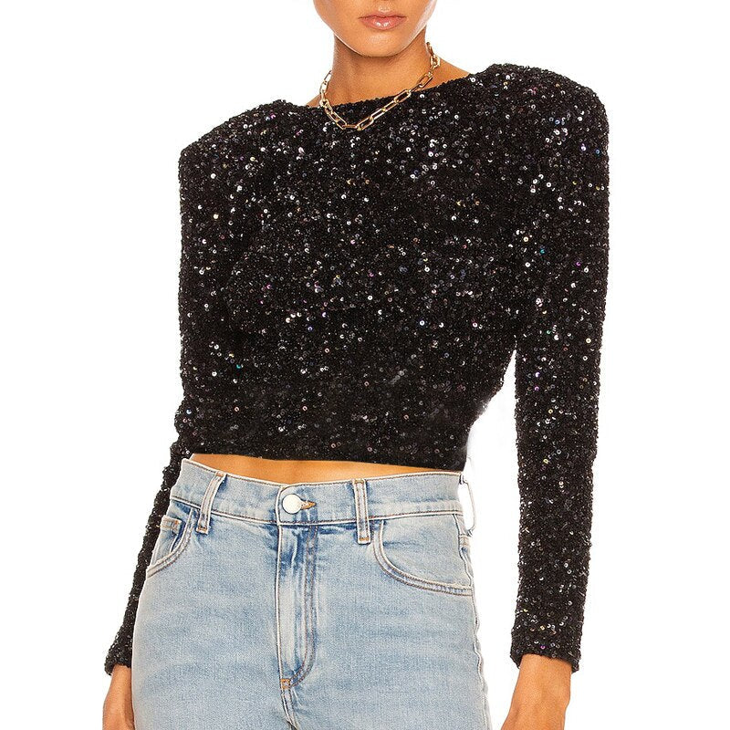 Sophie | Glitter top voor dames