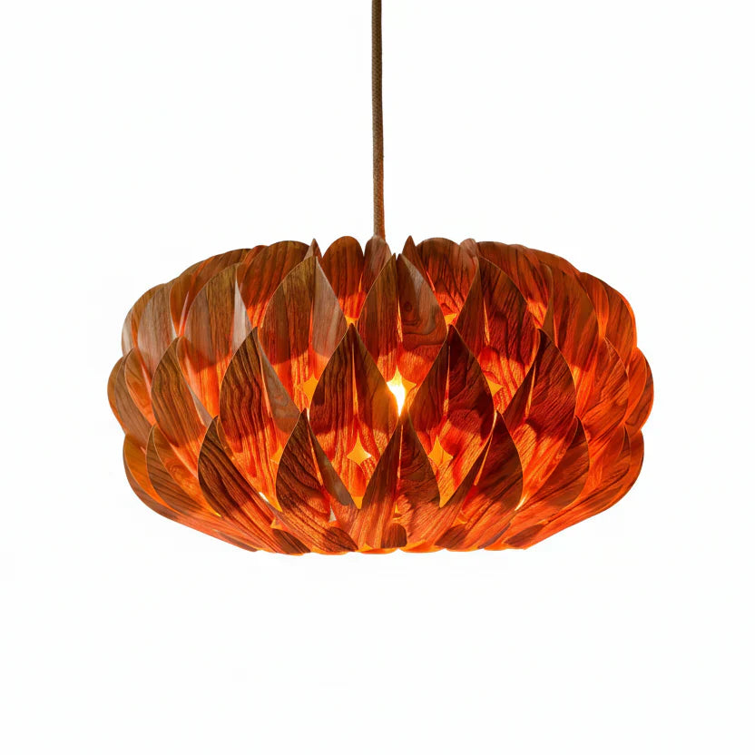 Aurelion - Japandi Veneer Pendant Light