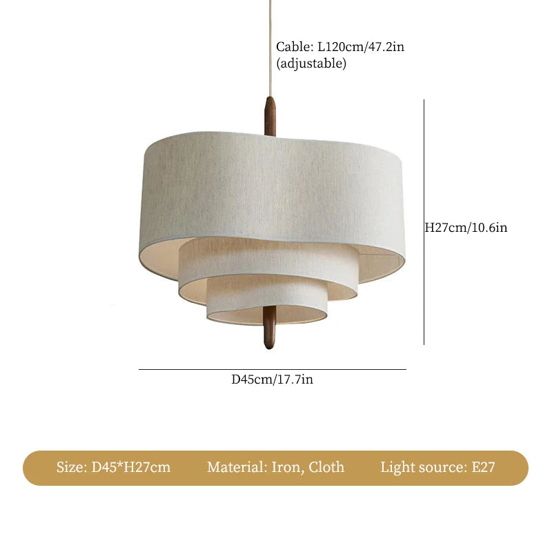 Bralith - Wabi Sabi Cloth Pendant Light