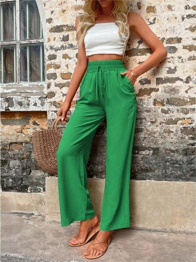 Karely - Loose high-waisted trousers