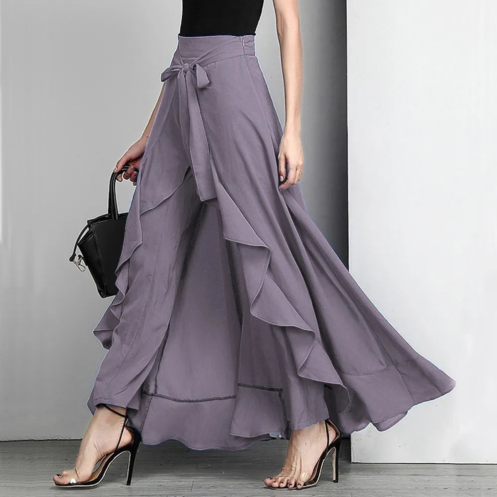 Hernia - Maxi skirt with ruffles