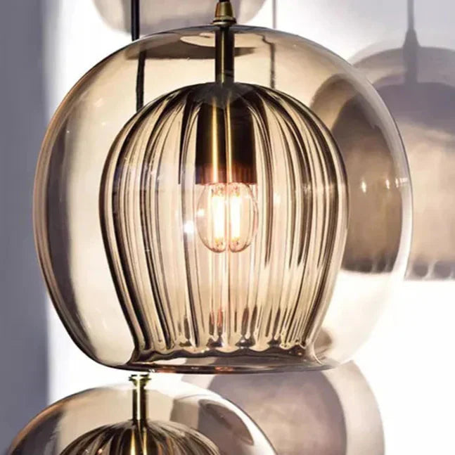 Pandra - Painted Glass LED Pendant Lamp