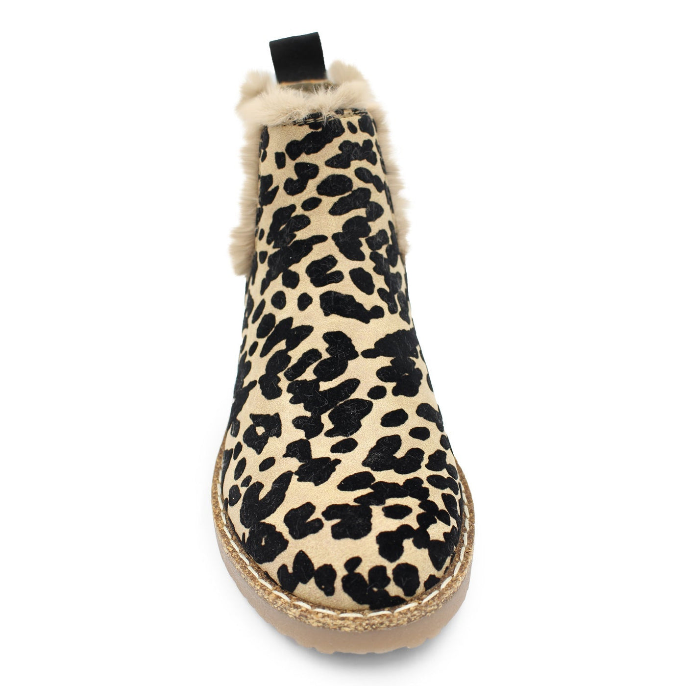 Elaine - Leopard Print Women's Chelsea Boots