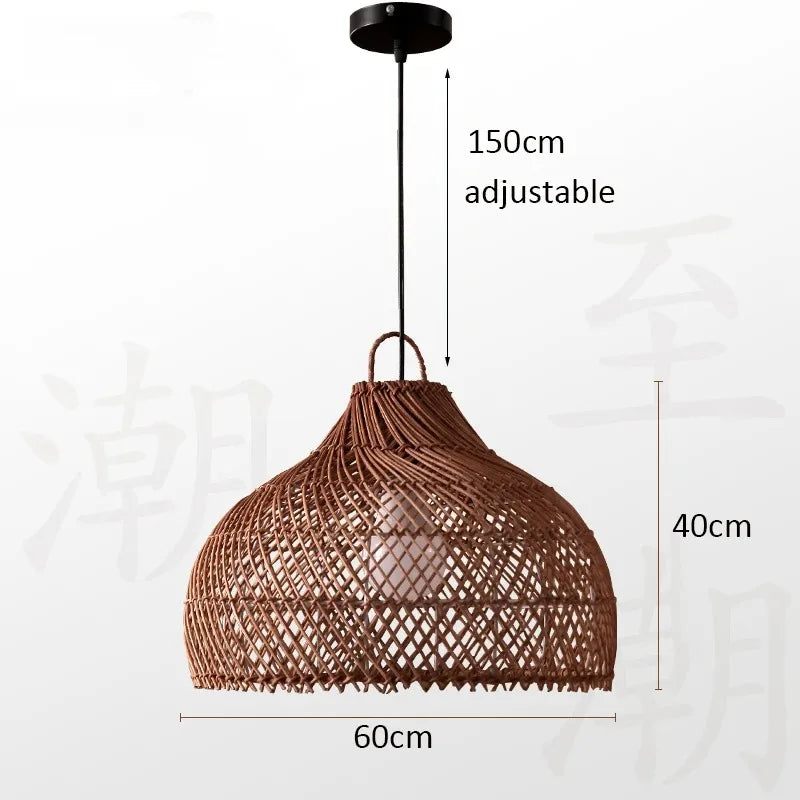 Veluné - Japanese Rattan Pendant Light