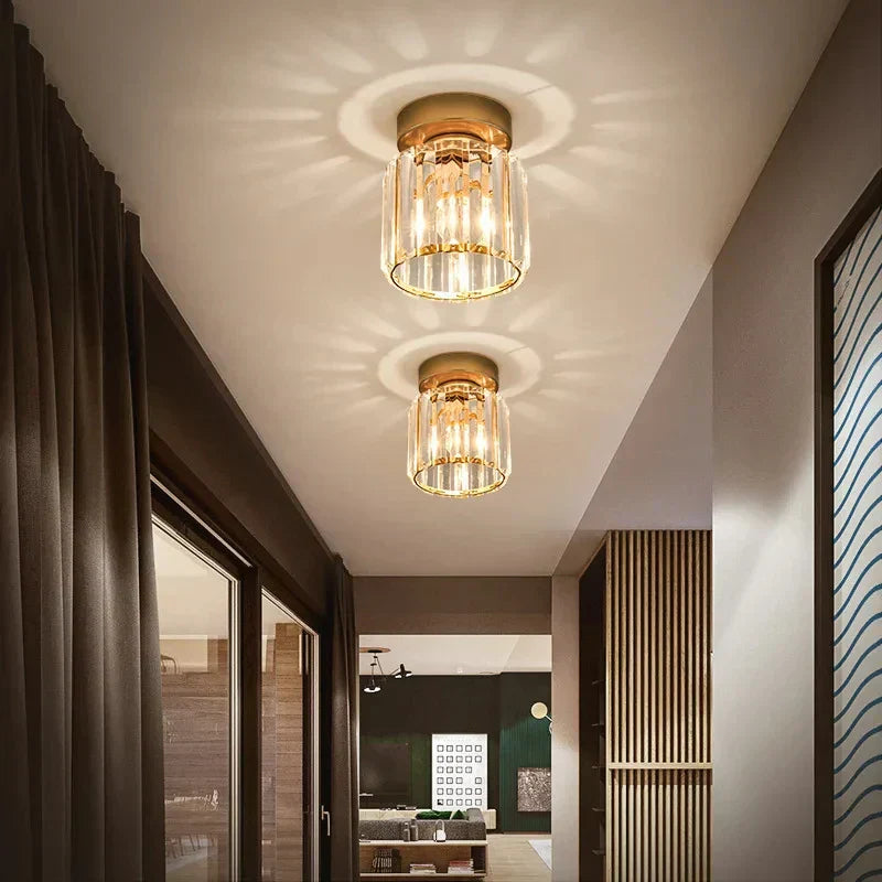 Diora - Crystal Flush Mount Ceiling Light