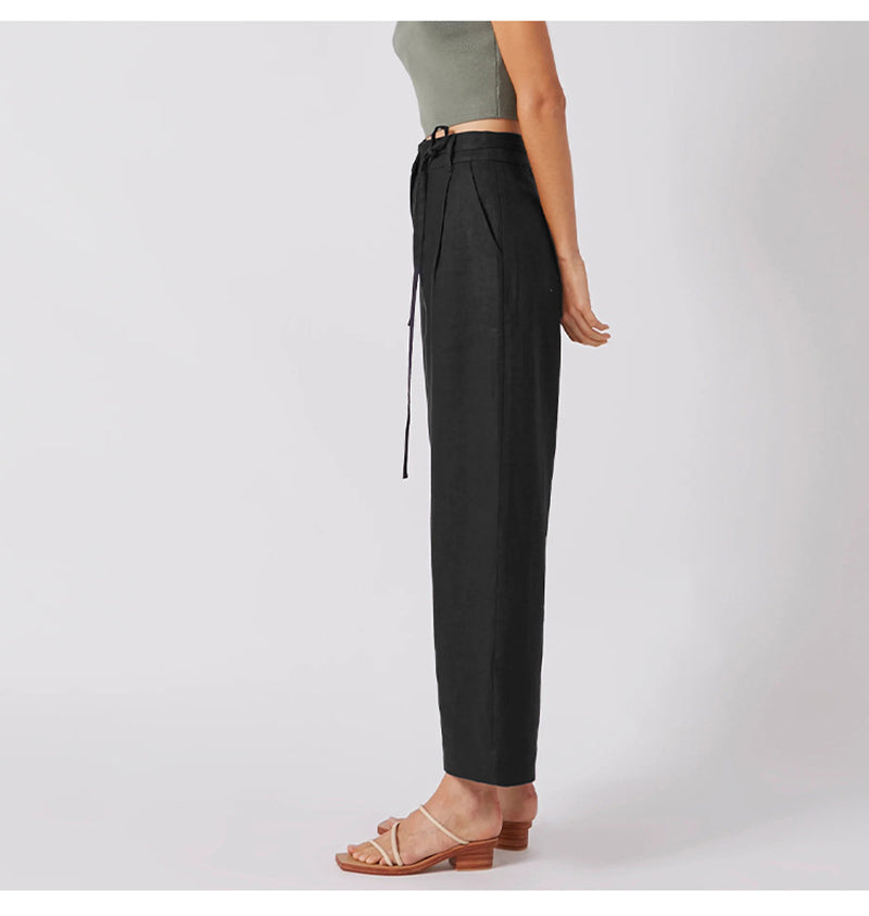 Jessyca - High-waisted linen trousers