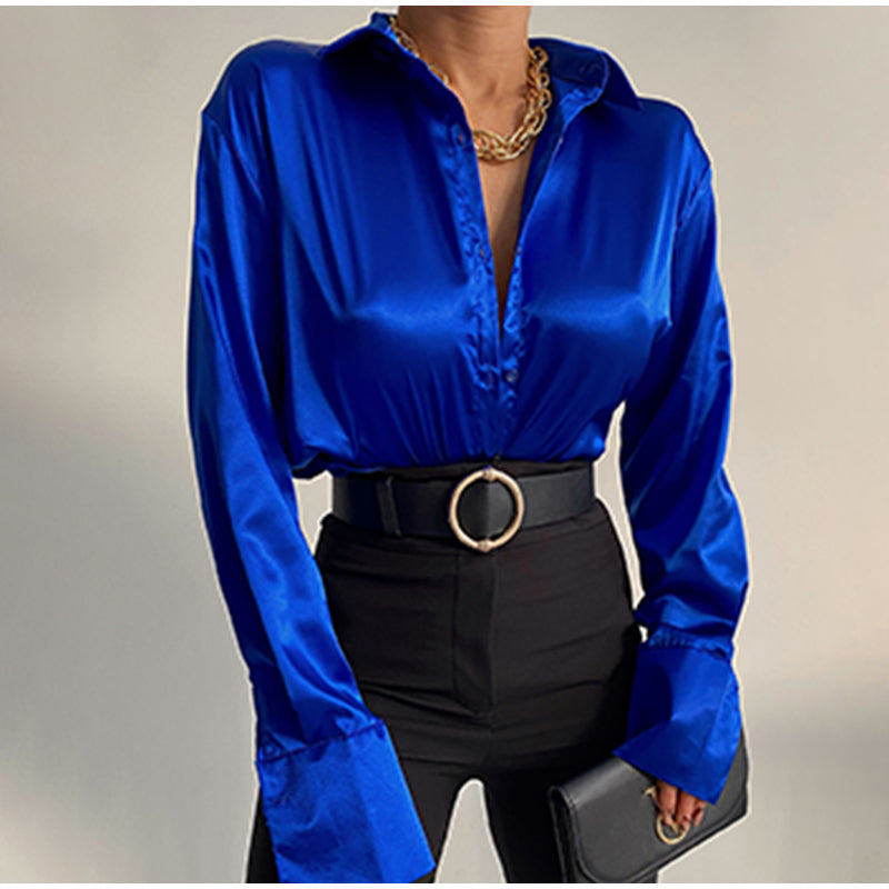 Selis - Satijnen Blouse