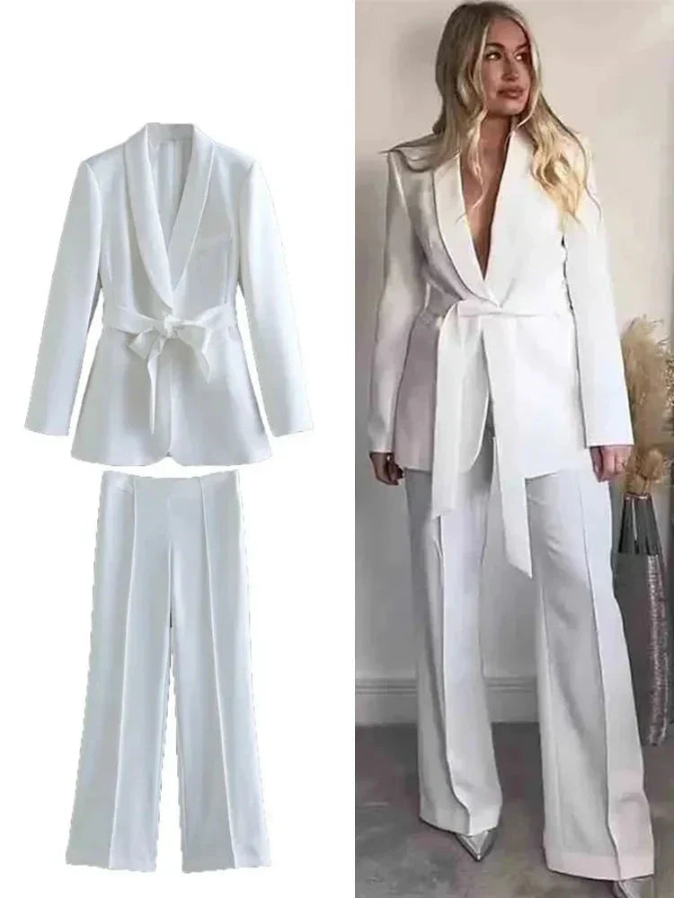 Halina - Blazer Set with Pants