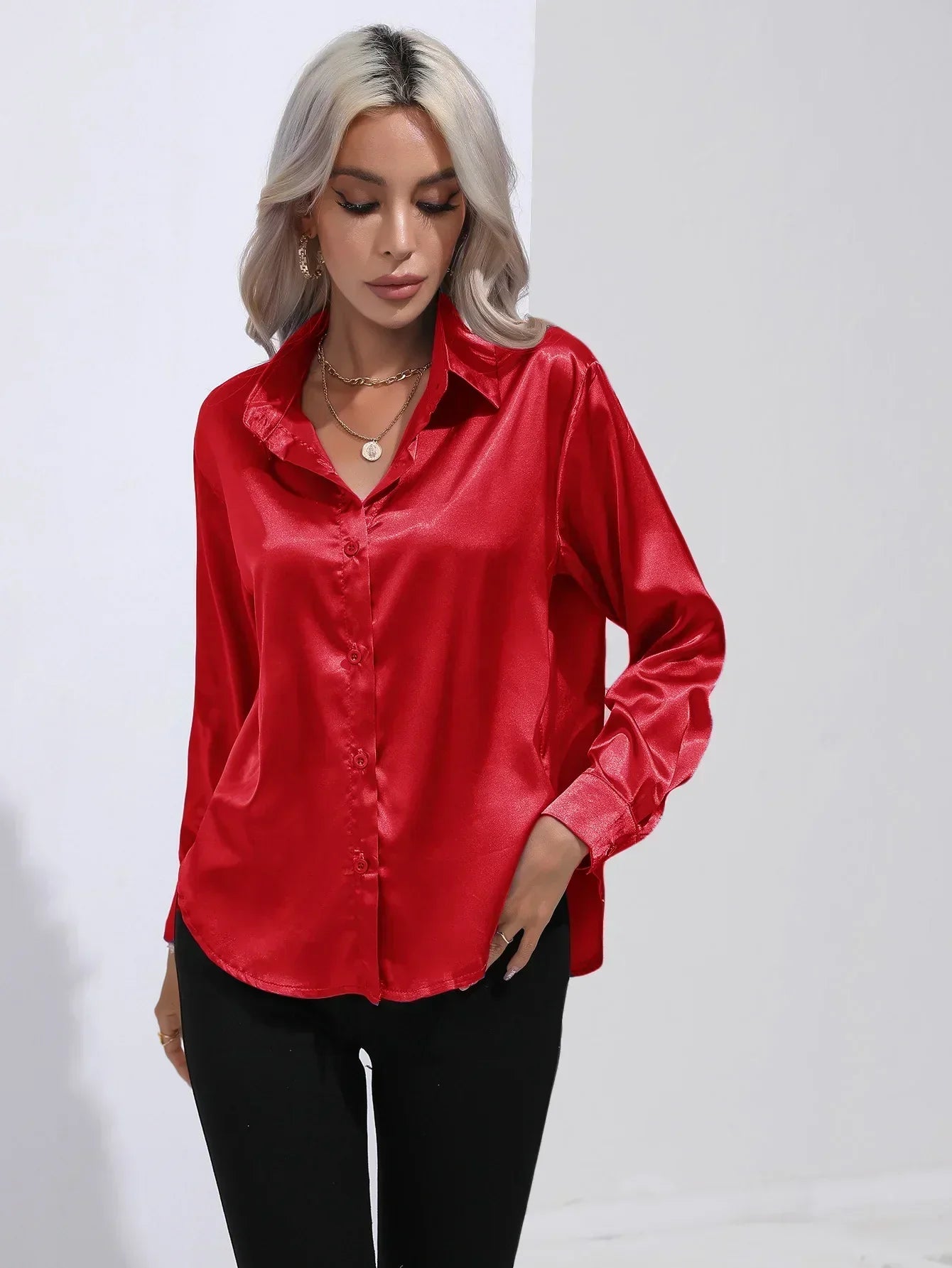 Isotta - Satin Blouse