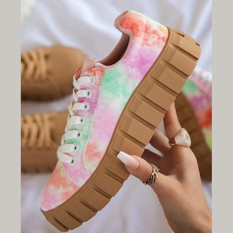 Dania - Orthopedische Damessneakers met Plateauzool