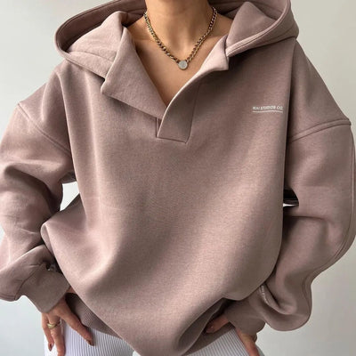 Vrouwentrui met oversized V-hals
