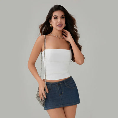 Gracelyn - Slim Fit Sexy Crop Top