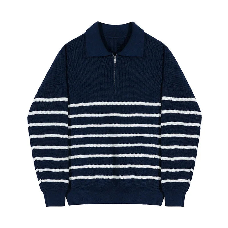 Lars – Modern Striped Knitted Sweater for Men