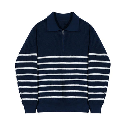 Lars – Modern Striped Knitted Sweater for Men