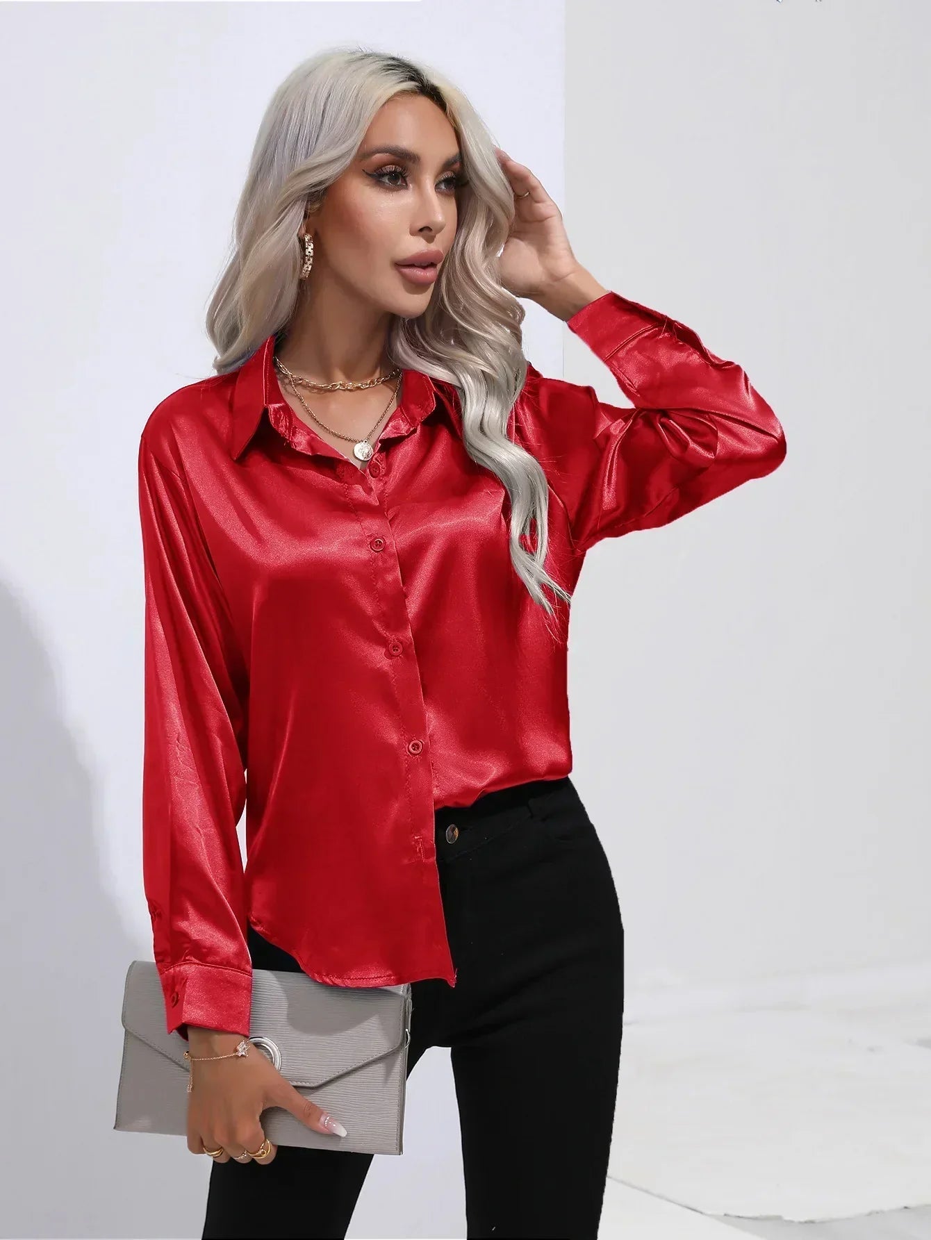Isotta - Satin Blouse