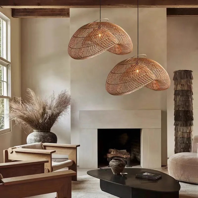 Veluné - Japanese Rattan Pendant Light