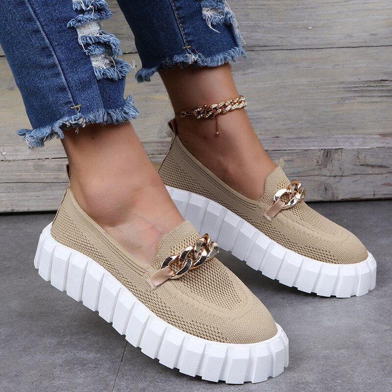 Dania - Orthopedische Damessneakers met Plateauzool