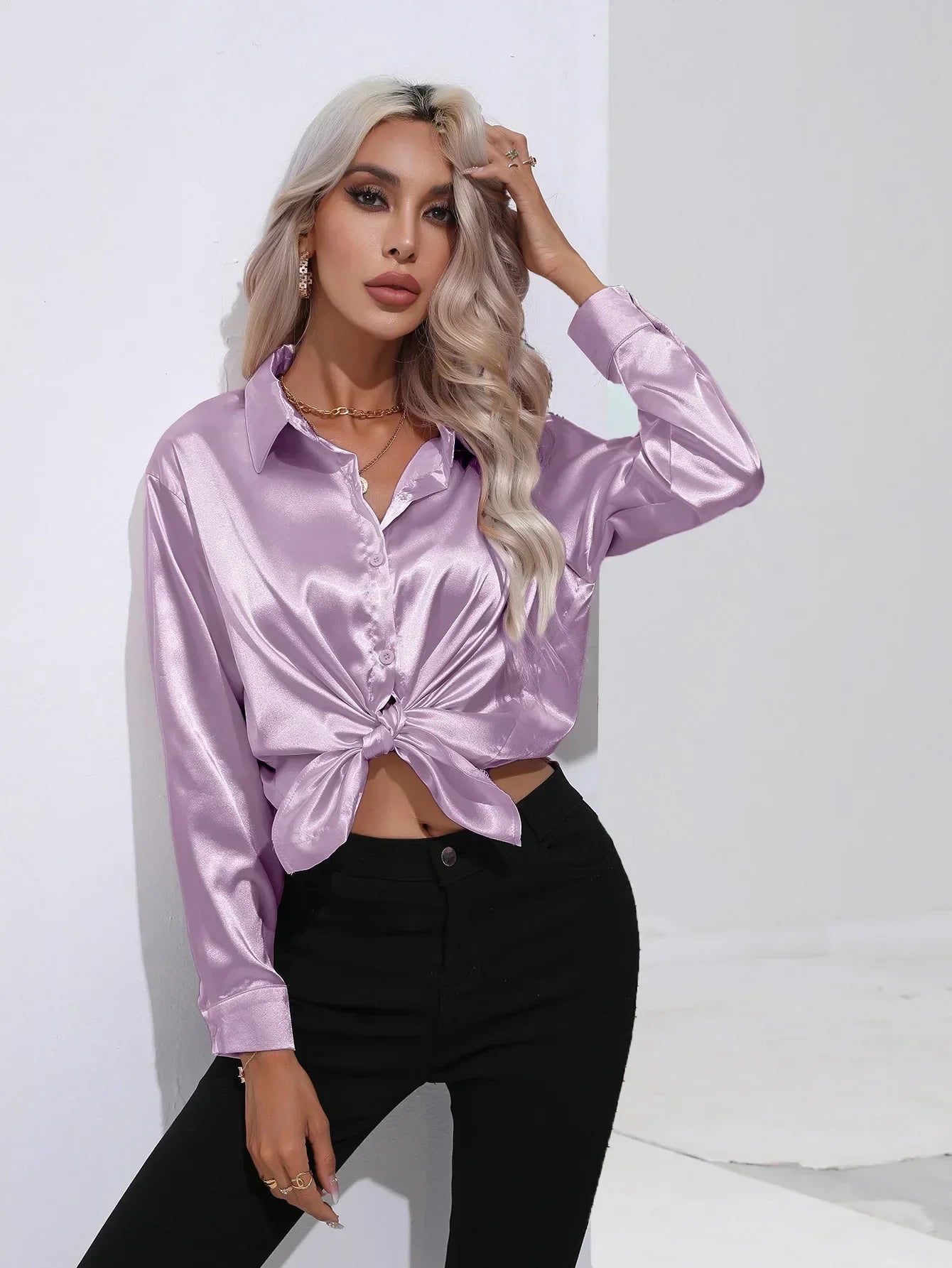 Isotta - Satin Blouse