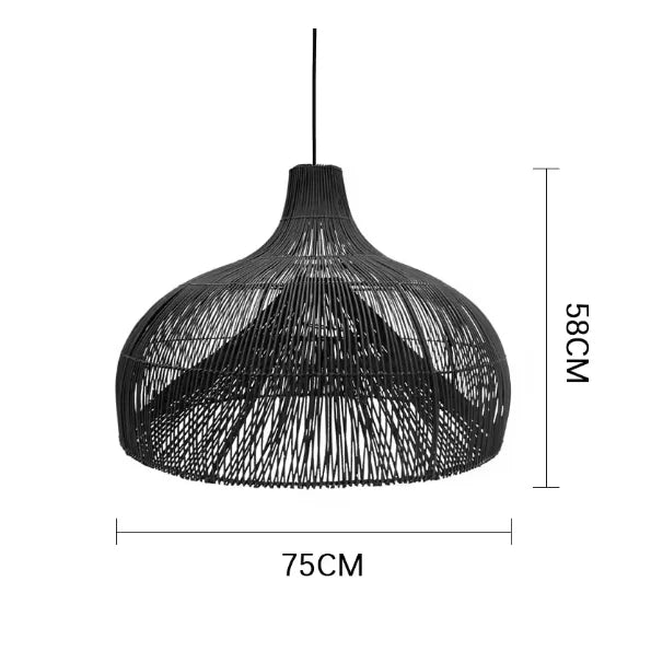 Veluné - Japanese Rattan Pendant Light