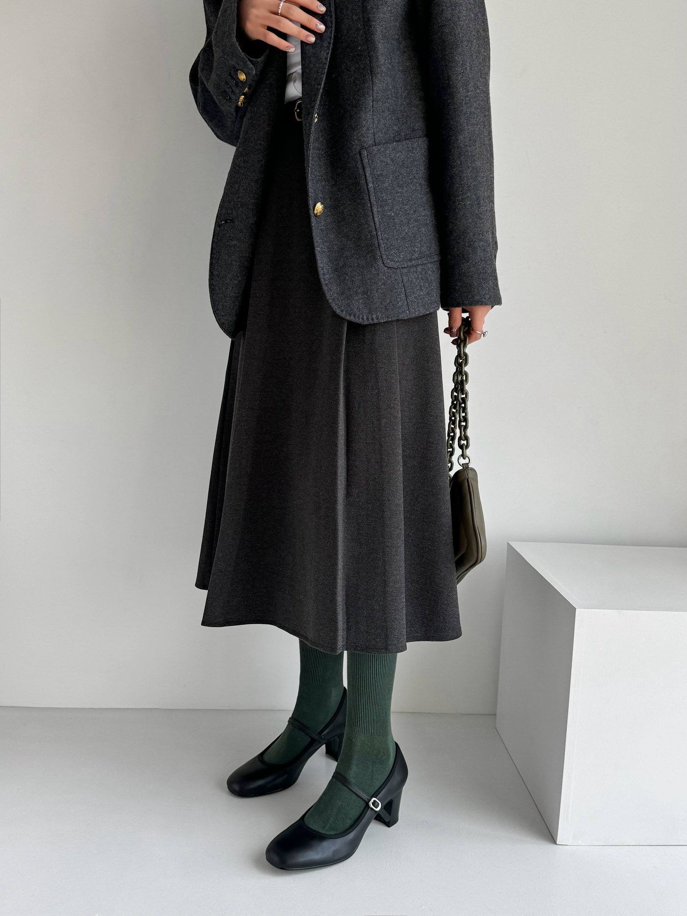 Fanny - Round toe in vegan leather